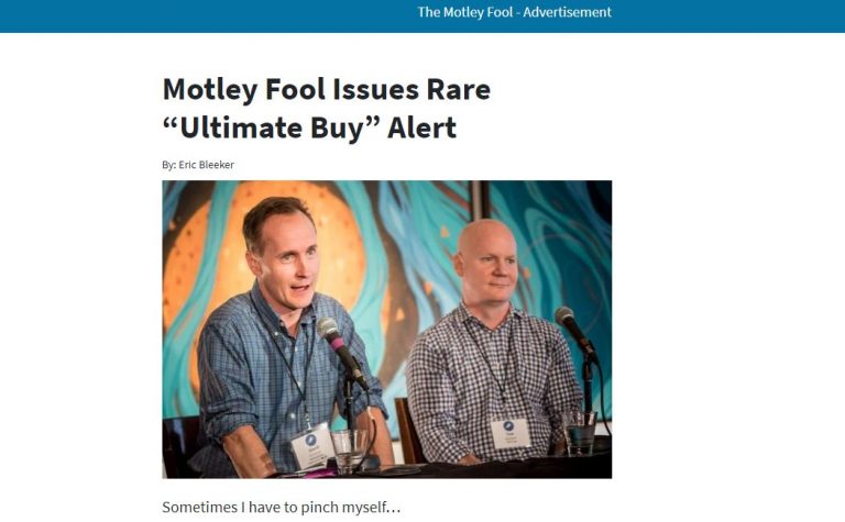 Motley Fool Issues Rare Ultimate Buy Alert