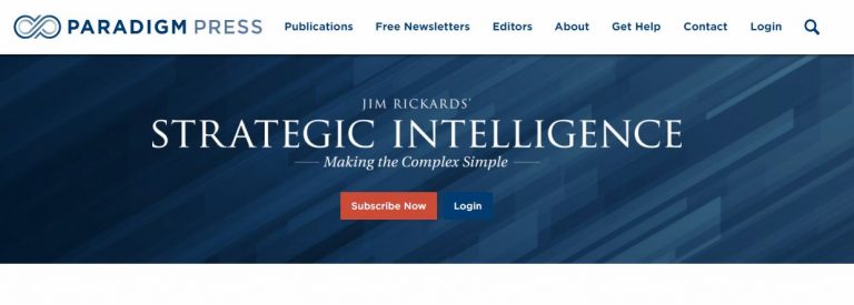 Jim Rickards Strategic Intelligence