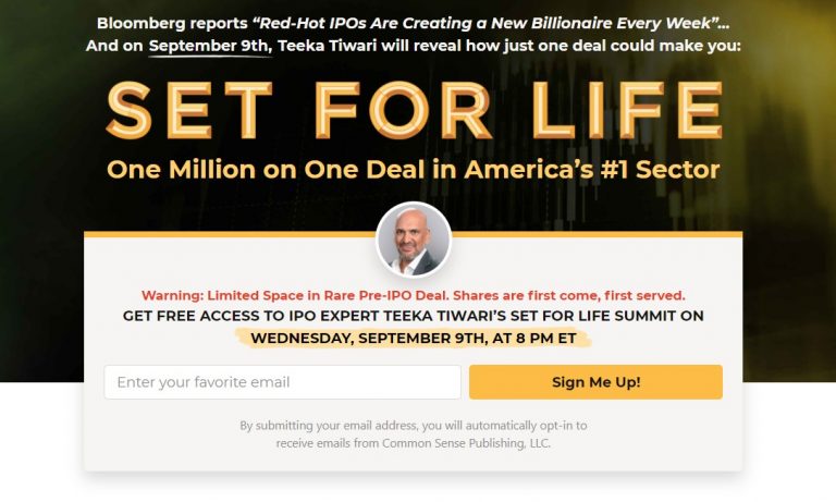 Teeka Tiwari Set For Life Summit