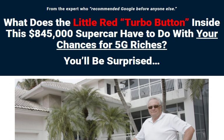 Louis Navellier's The King of 5G “Turbo Button” Technology