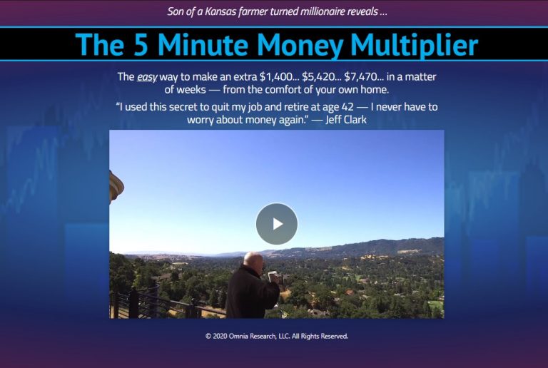 The 5 Minute Money Multiplier by Jeff Clark