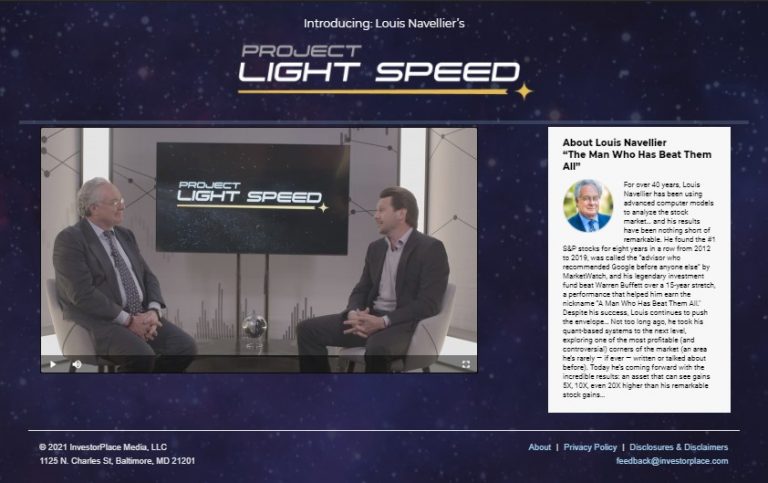 Louis Navellier's Project Light Speed